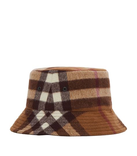 burberry bucket hat mens|burberry check wool bucket hat.